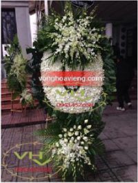 vong-hoa-trang-01 vòng hoa lan trắng to đại hai tầng