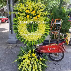 vòng hoa sài gòn lan vàng