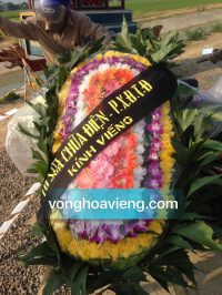 Vòng hoa tại nghệ an giá 500k