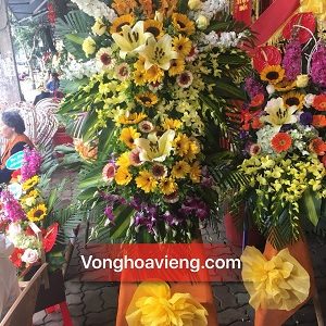 vòng hoa tang lễ tại tp vinh