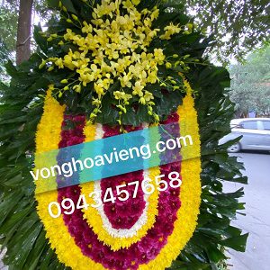 Vòng hoa to đại giá 1tr