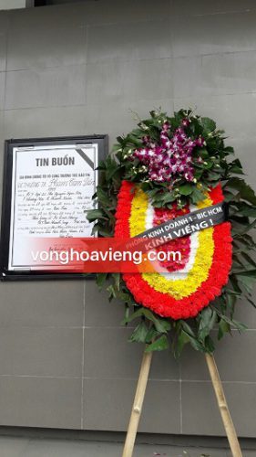 vòng hoa ngày 23/02 tại số 5 trần thánh tông